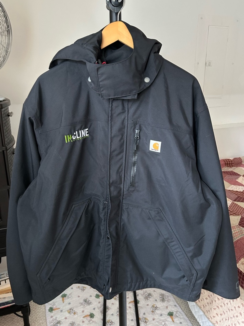 Carhartt Shoreline Waterproof Breathable Jacket Black Men’s XL
